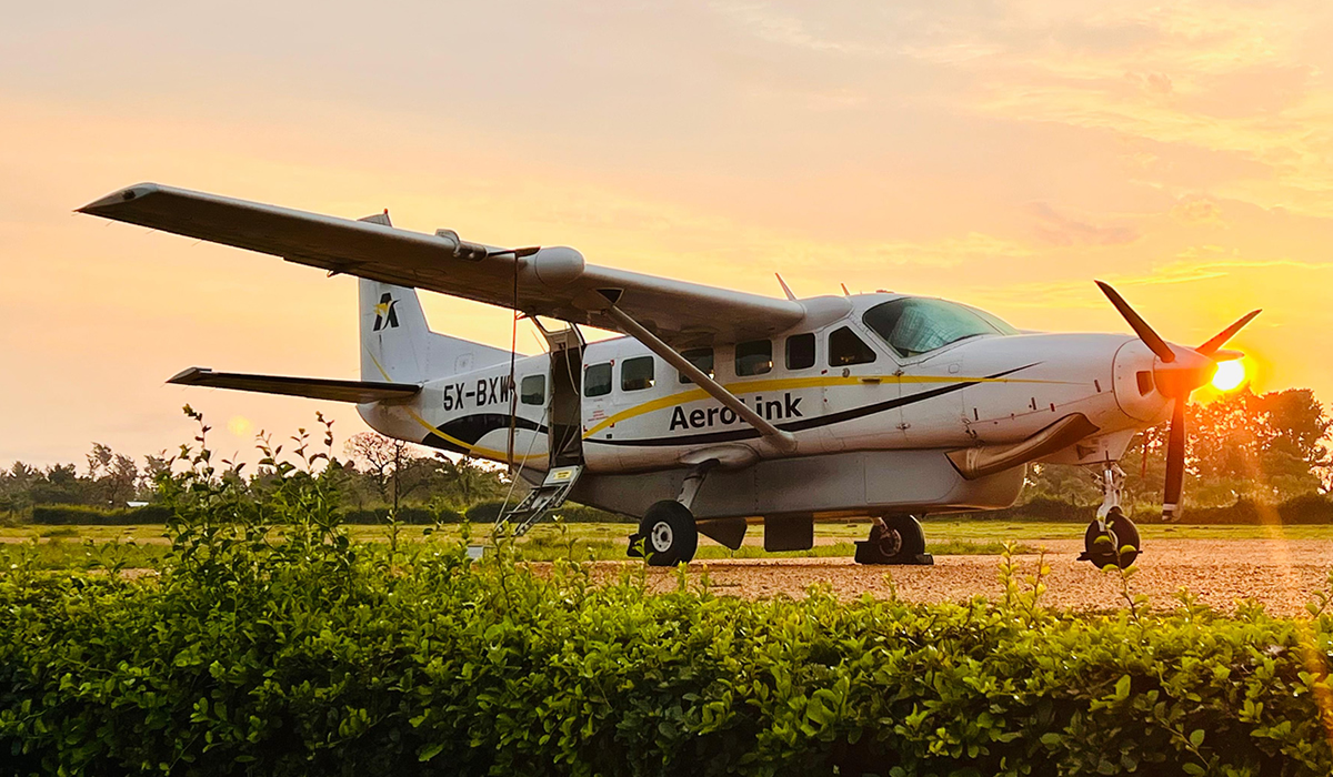 Flying to Bwindi Impenetrable National Park